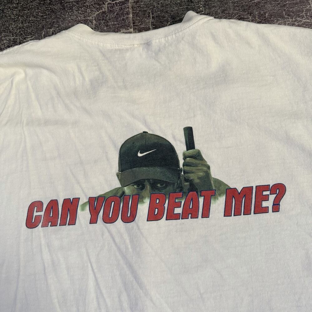 Men's Vintage Y2K EA Sports Tiger Woods PGA Tour Golf 2004 Promo T Shirt Sz XL